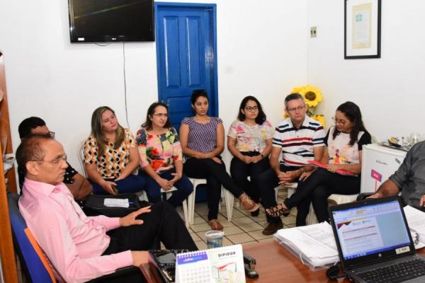 Saúde e Educação participam de reunião do IEGM com o TCE-PI.(Imagem:Divulgação)