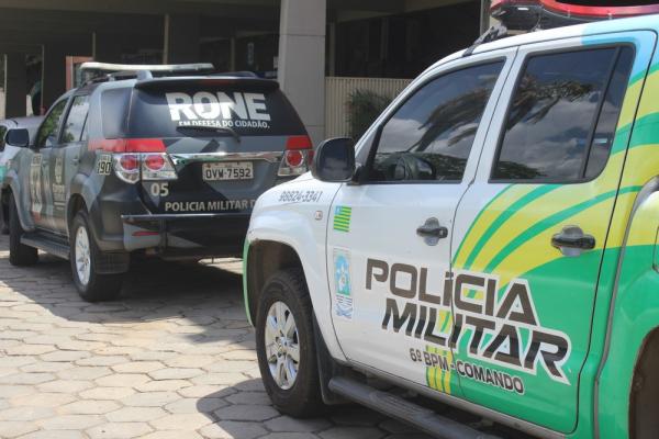 Equipes da Polícia Militar e do Bope fizeram diligências pelas estradas da região.(Imagem:Andrê Nascimento/G1 PI)