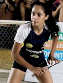 Sâmia Lima começa caminhada no torneio na manhã desta quinta contra Navia Beatriz Vier.(Imagem:Náyra Macêdo/GLOBOESPORTE.COM)