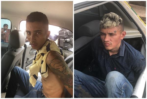 Bandidos são presos após perseguição policial em Teresina.(Imagem:Divulgação/PM)