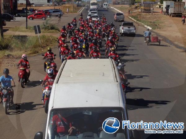 Cajueiro Motos comemora Dia do Motociclista com moto passeio em Floriano. (Imagem:FlorianoNews)