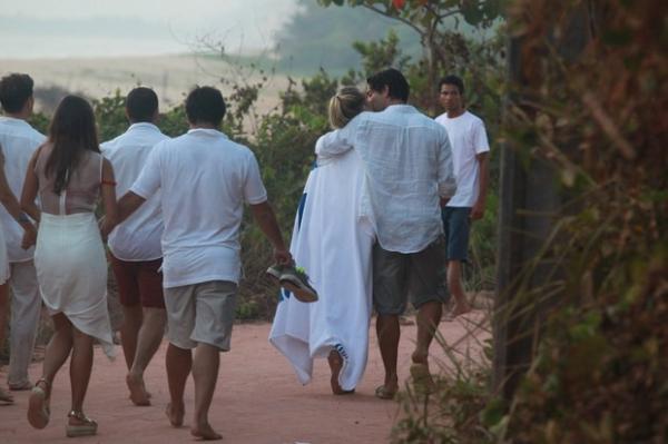 Fiorella Mattheis e Alexandre Pato(Imagem:Marcello Sá Barreto / AgNews)