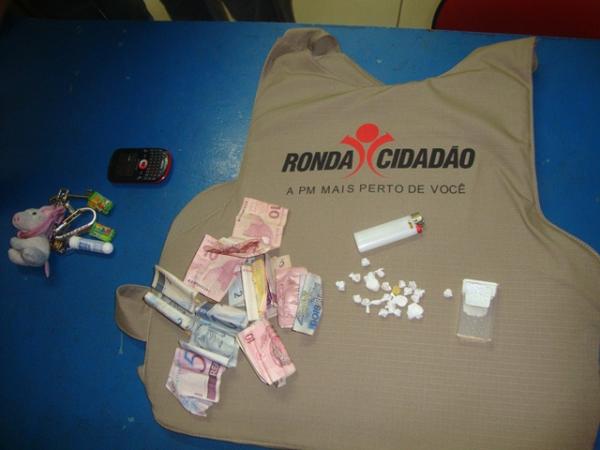 Ronda Cidadão prende mulheres com drogas em Floriano.(Imagem:jc24horas)