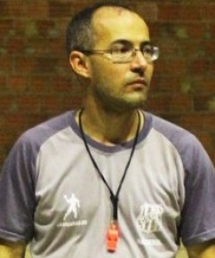 Giuliano Ramos, treinador do CAIC Balduíno.(Imagem:Emanuele Madeira/Globoesporte.com)