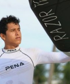 Cearense Set Teixeira lamenta baixo rendimento no Brasileiro, mas mira superação no Munidial de Kitesurf.(Imagem:Leandro Porto)