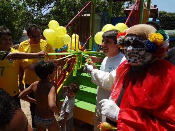 AABB de Floriano inaugurou parque de Lazer infantil.(Imagem:FlorianoNews)