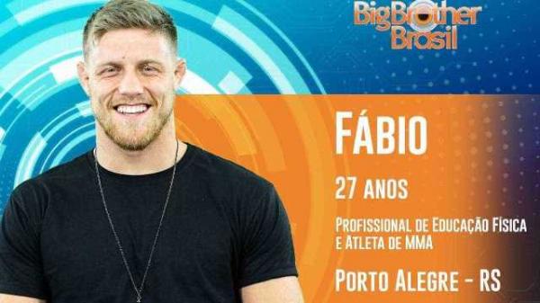 Gaúcho Fábio, atleta de MMA de 27 anos, não participará mais.(Imagem:Divulgação / Gabriel Alberto / Gshow)