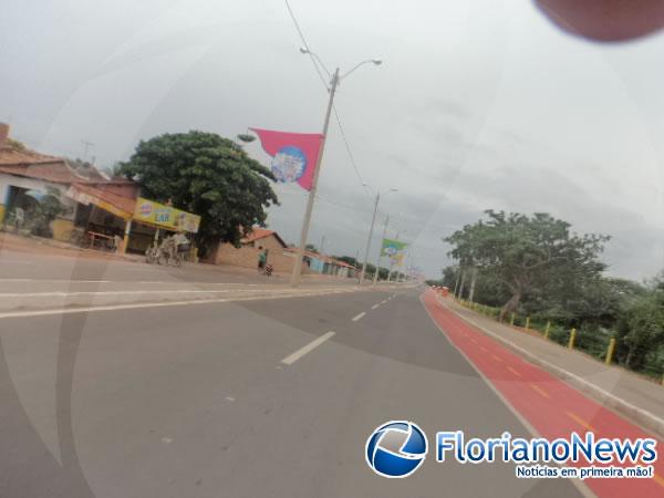 Avenida Esmaragdo de Freitas(Imagem:FlorianoNews)