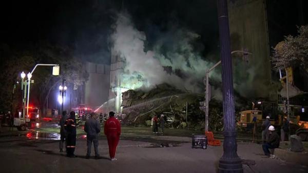 Bombeiros dizem que 44 pessoas ainda não foram localizadas após incêndio no Centro de SP.(Imagem:Reprodução/TV Globo)