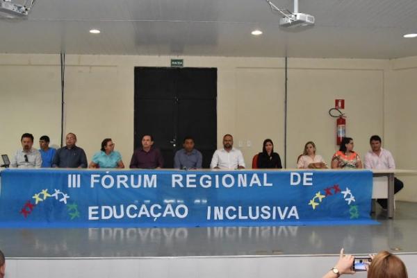 III Fórum Regional de Educação Inclusiva abre o sábado de comemorações do aniversário da cidade.(Imagem:SECOM)