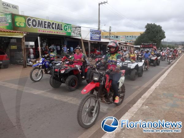 Mulheres participaram da 7ª edição do Rally do Batom de São João dos Patos.(Imagem:FlorianoNews)