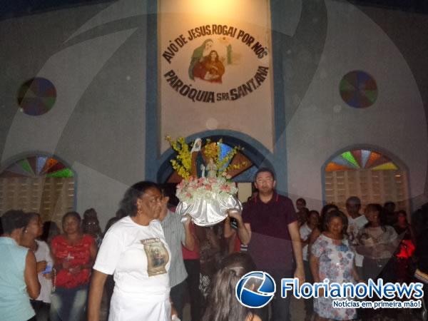 Procissão e missa encerram a festa de Senhora Sant'Ana em Floriano. (Imagem:FlorianoNews)