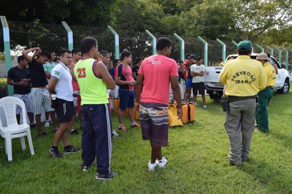 IBAMA e Secretaria de Meio Ambiente iniciam os testes para brigadistas PREVFOGO.(Imagem:Secom)