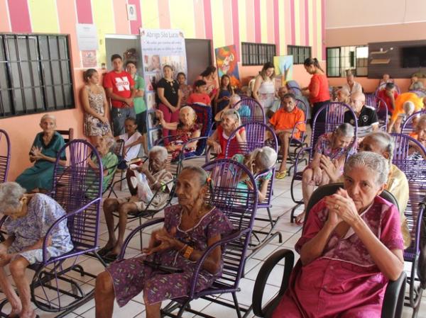 Abrigo São Lucas mantém mais de 60 idosos em Teresina.(Imagem:Ellyo Teixeira/G1)