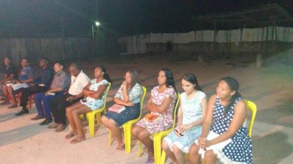 Moradores do bairro Tamboril participam de culto em ação de graças.(Imagem:FlorianoNews)