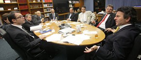 Audiência de conciliação com representantes dos estados da Bahia, Tocantins, Goiás e Piauí. (Imagem:Ascom STF)