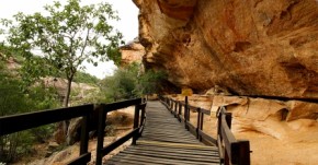 Parque Nacional da Serra da Capivara, em São Raimundo Nonato, Piauí.(Imagem:Divulgação)