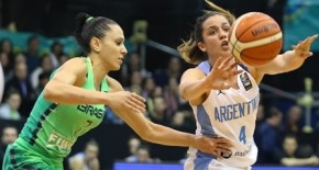 Brasil perde para a Argentina, mas se classifica na Copa América de basquete.(Imagem:Divulgação)