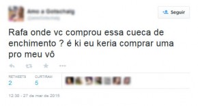 Twitter sobre o Rafael Licks(Imagem:Reprodução / Twitter)