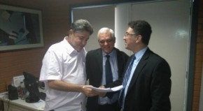 Marcos Steiner com Themístocles Filho e João Mádison.(Imagem:Alepi)