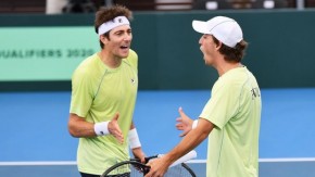 Marcelo Demoliner e Felipe Meligeni Copa Davis Brasil x Austrália(Imagem:Getty)