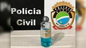 Óleo usado por Missionário para cometer abusos(Imagem:Polícia Civil)