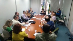 Reunião na Secretaria de Fazenda.(Imagem:Herlon Moreas)