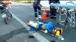 Dois acidentes foram registrados em frente ao conjunto Eduardo Costa.(Imagem:G1 PI)