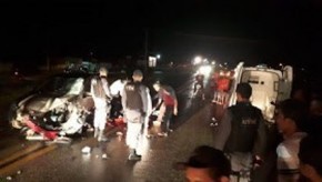 Bandidos tentam despistar polícia e se envolvem em acidente na BR-316.(Imagem:Cidade de Verdade)