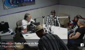 Ladrão invade Rádio Cultura durante programa ao vivo.(Imagem:Reprodução)