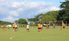 Treino Flamengo-PI, CFAP. Time encara Parnahyba para buscar a liderança do estadual.(Imagem:Globoesporte.com)