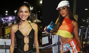 Bruna Marquezine e Giovanna Lancellotti curtem trio da Anitta.(Imagem:Reprodução)