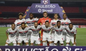 Banco Inter estampa o espaço nobre da camisa do São Paulo(Imagem:Rubens Chiri/saopaulofc.net)