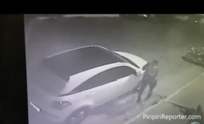 Guarda é flagrado furando pneus de carro de motorista e é exonerado(Imagem:Reproduçao)