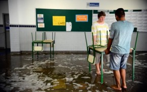 Escola Estadual Prefeito Mendes de Moraes na Ilha do Governador, na zona norte do Rio de Janeiro(Imagem:Tânia Rego/Agência Brasil)