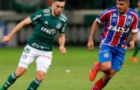 Em busca das semifinais da Copa do Brasil, Bahia enfrenta o Palmeiras no Pacaembu.(Imagem:Divulgação)