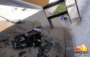 Foi no bairro Angelim, zona Sul de Teresina; um simples computador pegou fogo.(Imagem:180graus)