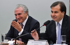 Michel Temer e Rodrigo Maia(Imagem:Agência Brasil)