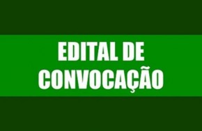 Edital de convocação(Imagem:SECOM)