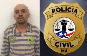 Polícia Civil de Timon prende indivíduo condenado por assalto.(Imagem:Divulgação/Polícia Civil)