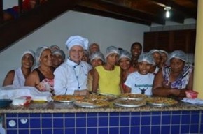 Projeto Capacita Floriano forma sua primeira turma do curso de pizzaria.(Imagem:SECOM)