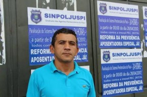José Roberto, presidente da Sinpoljuspi(Imagem:Cidadeverde.com)