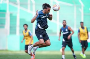 Geromel em rachão do Grêmio na Colômbia(Imagem:Lucas Uebel/Grêmio)