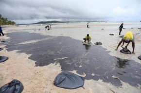 Resíduo coletado na praia Piauiense(Imagem:arquivo/BrunoCampos/Folhapress)