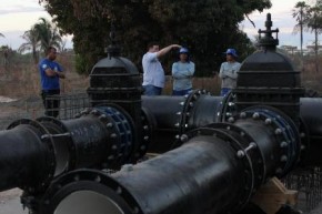 Unidade de bombeamento de água é alvo de vandalismo em Teresina.(Imagem:Divulgação)