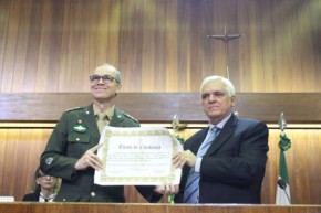 Coronel do Exército recebe título de cidadania piauiense.(Imagem:Alepi)