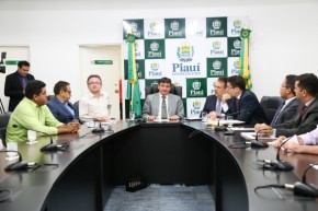 Reunião com o Secretário de Justiça, Daniel Oliveira.(Imagem:Jorge Henrique Bastos)