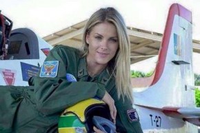 Ana Hickmann é confundida com piloto russa que combate o EI(Imagem:MSN)