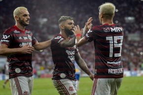 Com série invicta, o Flamengo encerra o Brasileiro na Vila.(Imagem:Alexandre Vidal)