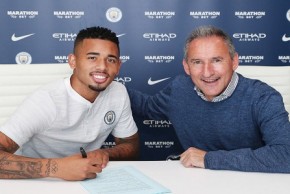 Jogador Gabriel Jesus renova com o Manchester City até 2023.(Imagem:Manchester City)